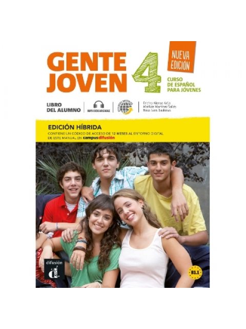 GENTE JOVEN 4 ALUMNO EDICION HYBRIDA N/E