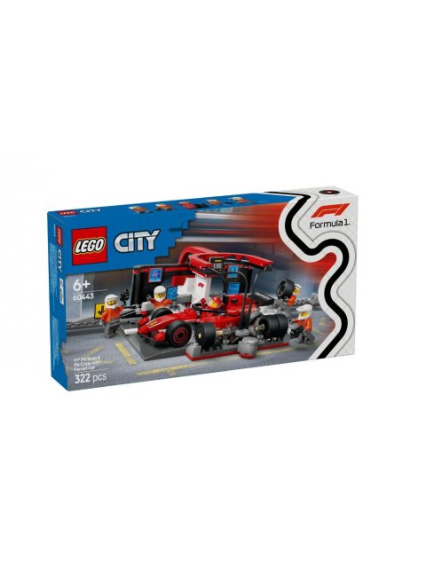 LEGO® City: F1® PIT STOP & PIT CREW WITH FERRARI CAR