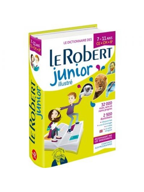 LE ROBERT DICTIONNAIRE JUNIOR ILLUSTRE 7/11 ANS 2021