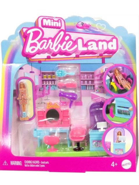 BARBIE MINI LAND - HAIR SALON - JCR32