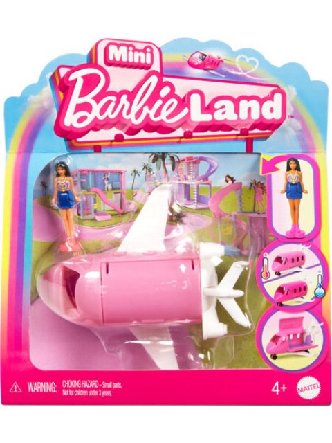 BARBIE MINI LAND - BARBIE BARBIELAND ΚΟΥΚΛΑ ΚΑΙ ΌΧΗΜΑ - DREAMPLANE - HYF40