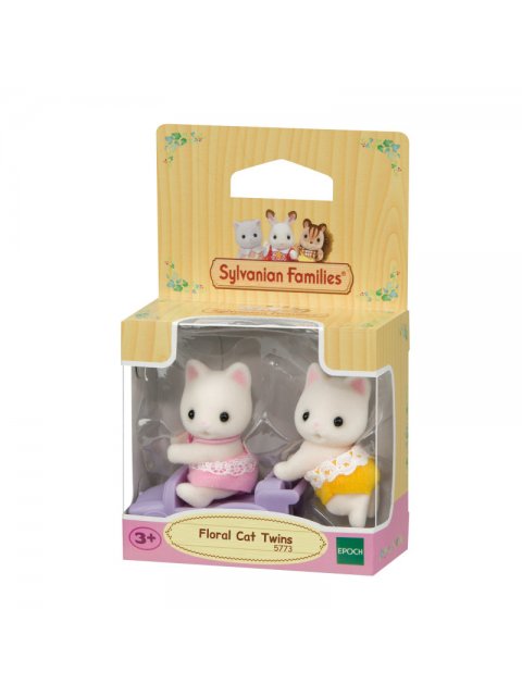 Sylvanian Families Floral Cat Twins