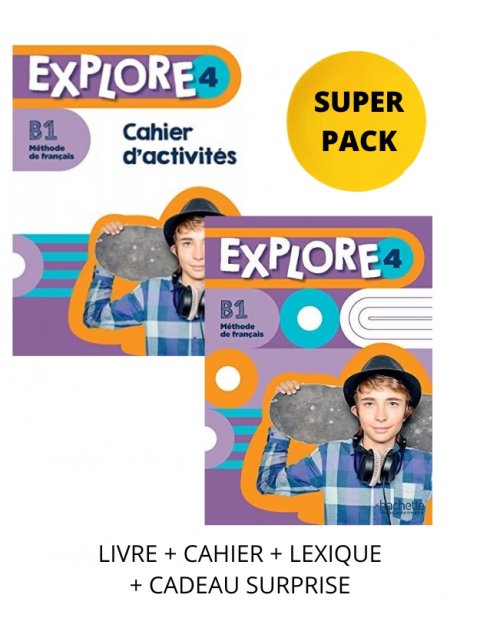 SUPER PACK EXPLORE 4 (LE + CA PACK + VERSION NUMERIQUE + CADEAU SURPRISE)