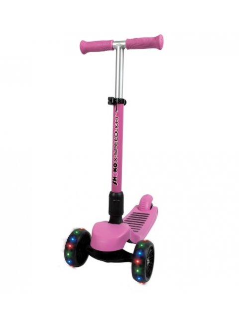 SHOKO ΠΑΙΔΙΚΟ ΠΑΤΙΝΙ X-SPEED LIGHT ΡΟΖ ΜΕ LED ΦΩΣ