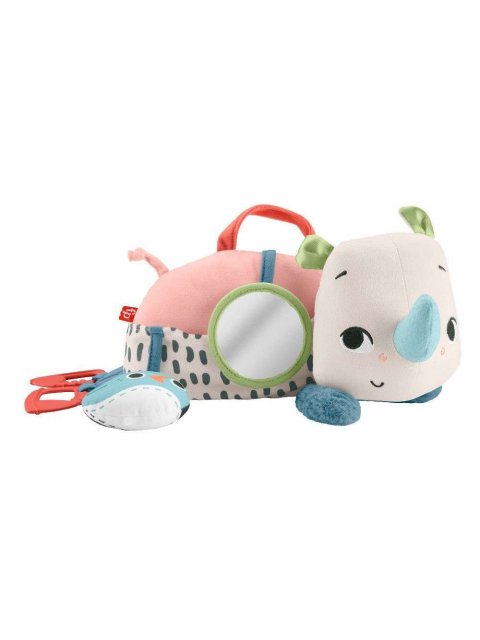 FISHER-PRICE - Planet FRIENDS Μαξιλαράκι Δραστηριοτήτων Ρινοκεράκι Εκπαιδευτικό Παιχνίδι - HYR55