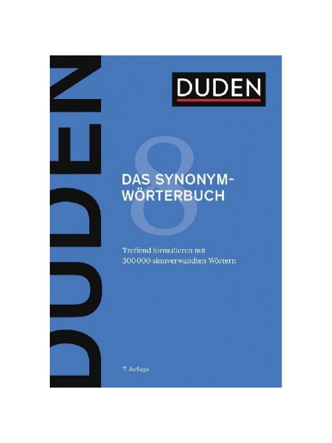 DUDEN 8-DAS SYNONYMWORTERBUCH