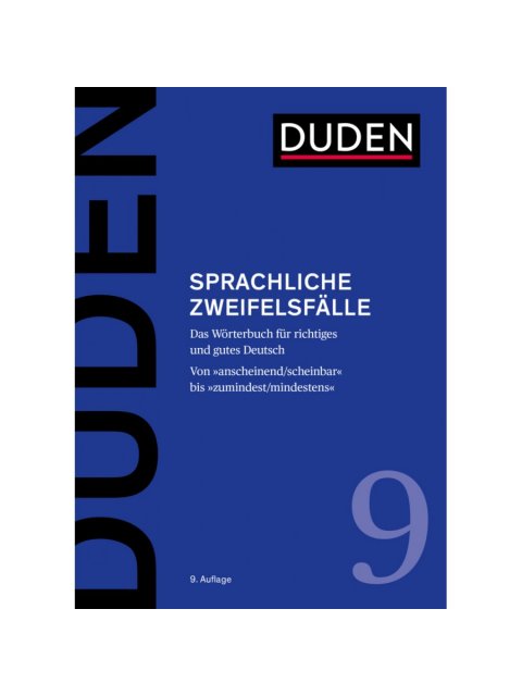 DUDEN 9-SPRACHILCHE ZWEIFELSFALLE