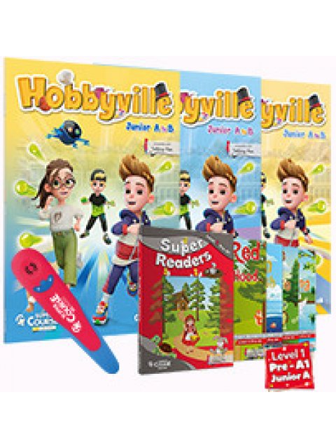 HOBBYVILLE JUNIOR A TO B ΠΑΚΕΤΟ(+REVISION+ S.READERS LEVEL1 +TALKING PEN HOBBYVILLE )