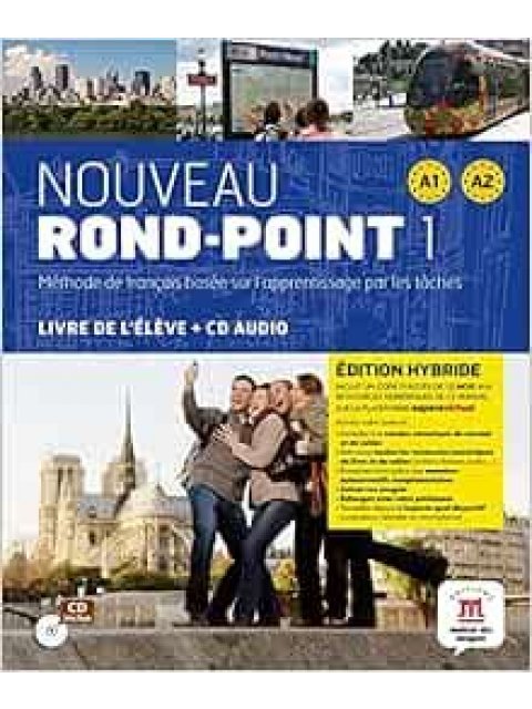 ROND POINT 1 A1 + A2 METHODE EDITION HYBRIDE