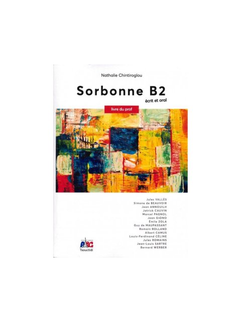 SORBONNE B2 ECRIT ET ORAL PROFESSEUR (+ CD)