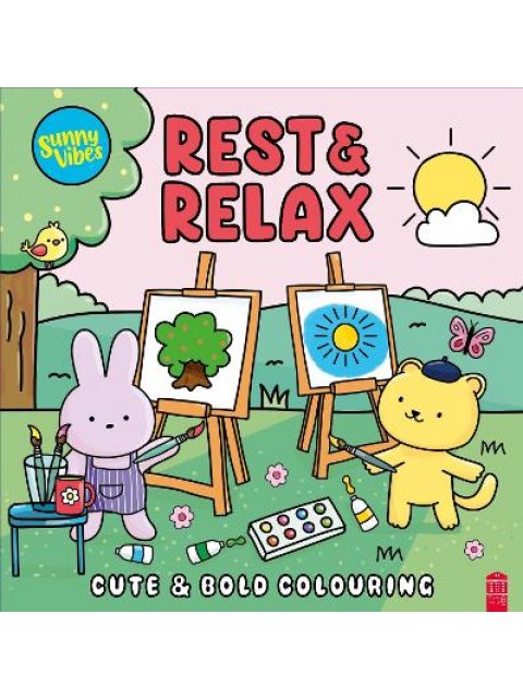 SUNNY VIBES: REST & RELAX - CUTE & BOLD COLOURING