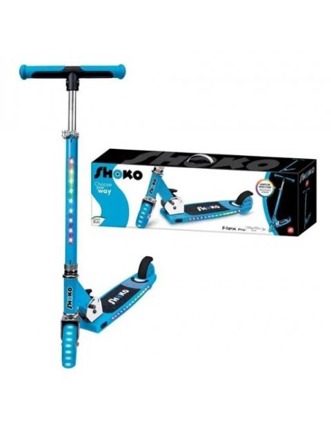 SHOKO ΠΑΙΔΙΚΟ ΠΑΤΙΝΙ FLEX PRO ΜΕ 2 ΡΟΔΕΣ ΜΠΛΕ