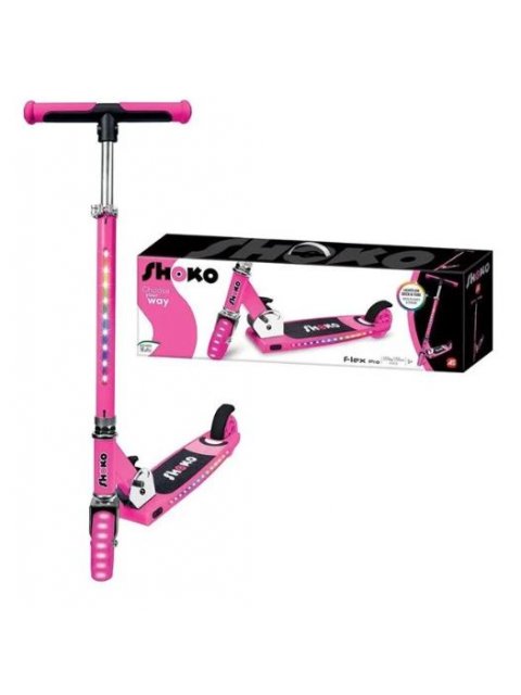 SHOKO ΠΑΙΔΙΚΟ ΠΑΤΙΝΙ FLEX PRO ΜΕ 2 ΡΟΔΕΣ ΦΟΥΞΙΑ