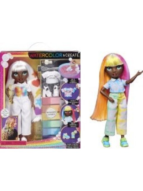 RAINBOW HIGH ΚΟΥΚΛΑ SET ΖΩΓΡΑΦΙΖΩ TIE DYE ASST. 2 ΣΧΕΔΙΑ