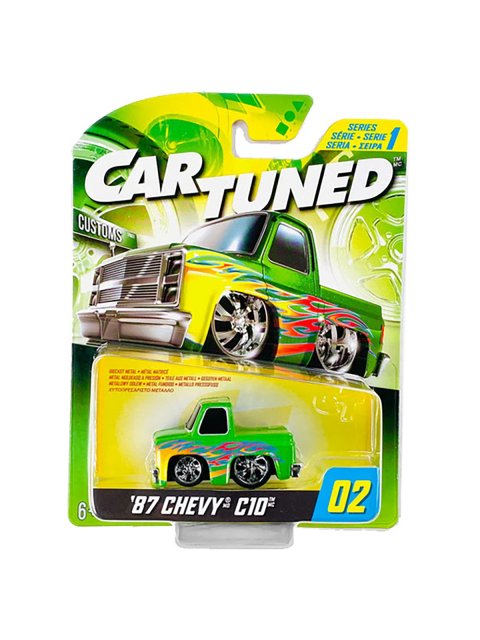 CARTUNED™ SERIES 1 - 1987 CHEVY C10 (CUSTOM - GREEN) FOR SIDEKICK
