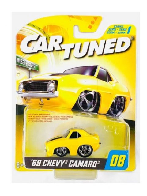 CARTUNED™ SERIES 1 - 1969 CHEVY CAMARO YELLOW (MUSCLE) FOR SIDEKICK