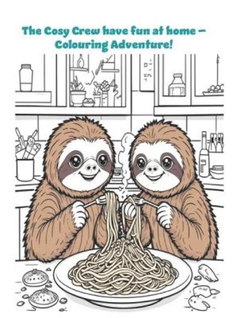 The Cosy Crew have fun at Home Colouring Adventure!