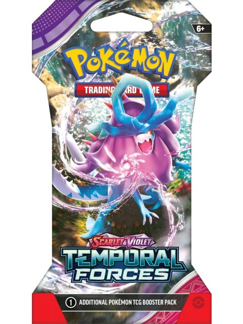POKÉMON TCG: SCARLET & VIOLET LVL 5 - TEMPORAL FORCES SLEEVED BOOSTER - POK856631