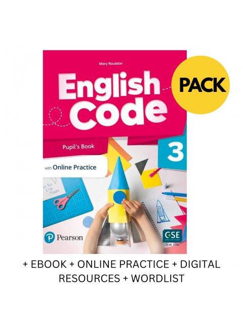 ENGLISH CODE 3 SB PACK (+ EBOOK + ONLINE PRACTICE + DIGITAL RESOURCES + WORDLIST)
