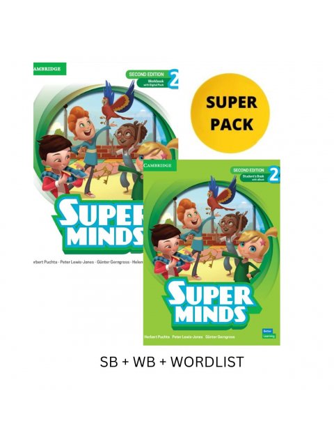 SUPER MINDS 2 SUPER PACK (SB + WB + WORDLIST) 2ND ED
