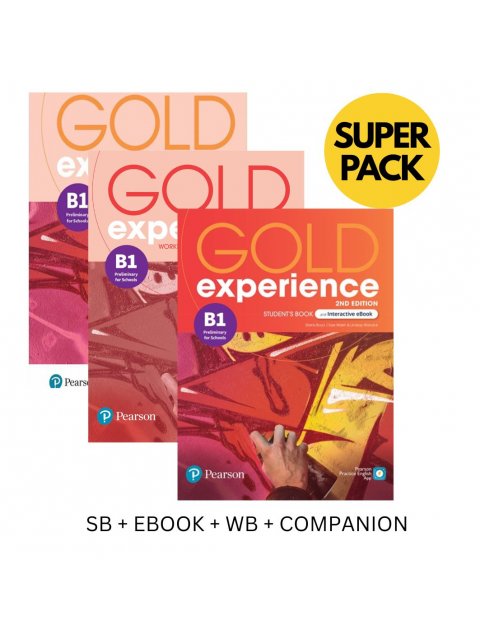 GOLD EXPERIENCE B1 SUPER PACK (SB + EBOOK + WB + COMPANION) 2ND ED