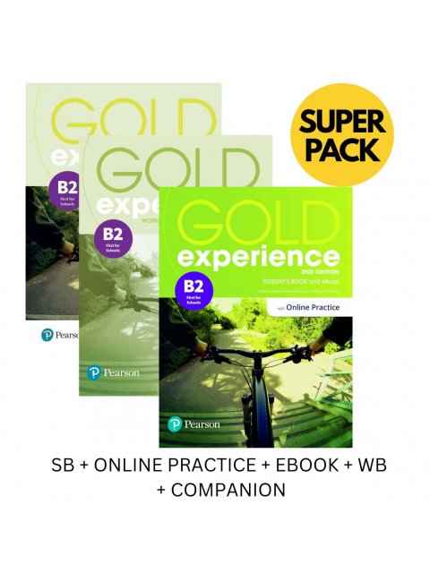 GOLD EXPERIENCE B2 SUPER PACK (SB + ONLINE PRACTICE + EBOOK + WB + COMPANION) 2ND ED
