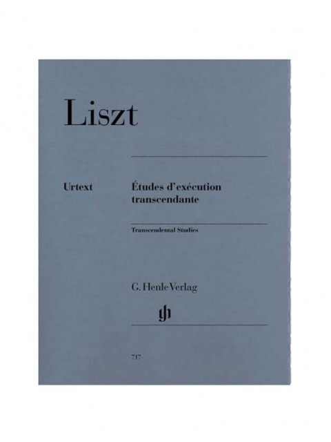 Liszt 12 Trancedental Studies / Εκδόσεις Henle Verlag- Urtext