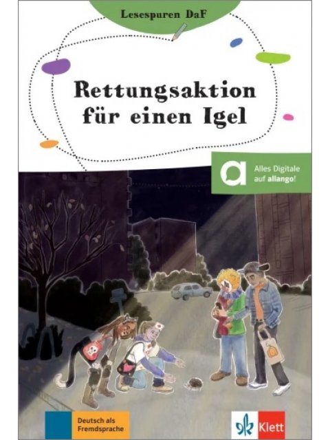 Rettungsaktion für einen Igel