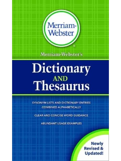 MerriamWebster’s Dictionary and Thesaurus HC