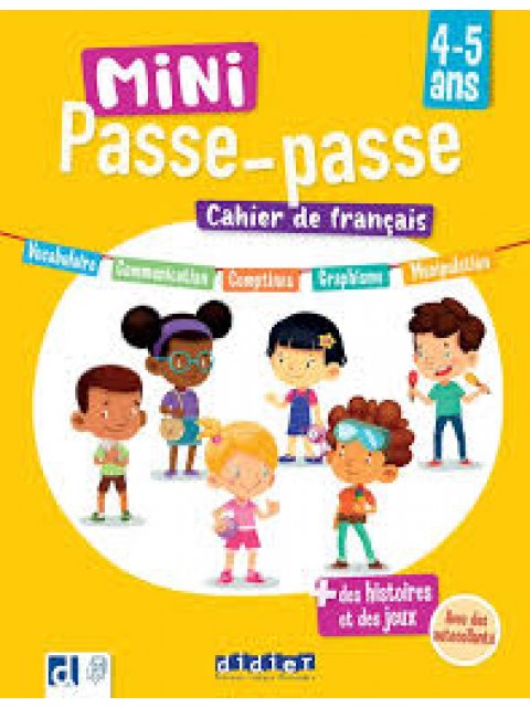 MINI PASSE-PASSE 4-5 ANS CAHIER DE FRANCAIS