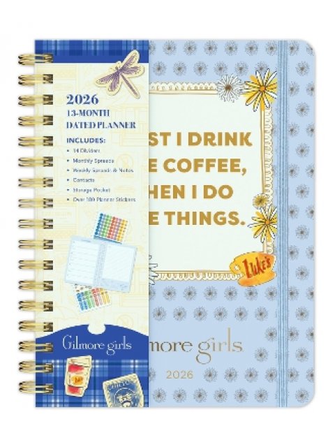 2026 Gilmore Girls 13-Month Weekly Planner SPIRAL