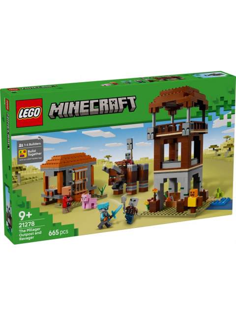 LEGO® MINECRAFT: THE PILLAGER OUTPOST AND RAVAGER
