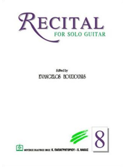 RECITAL FOR SOLO GUITAR 8