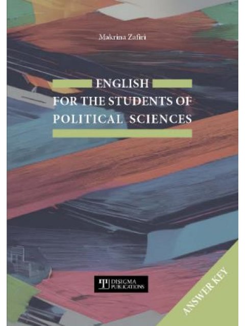 ENGLISH FOR THE STUDENTS OF POLITICAL SCIENCE
