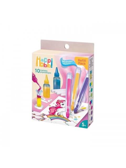 HAPPIHOBBI ΕΡΓΑΣΤΗΡΙΟ ΜΑΡΚΑΔΟΡΩΝ REFILL PACK (ΤΥΧΑΙΑ ΕΠΙΛΟΓΗ)