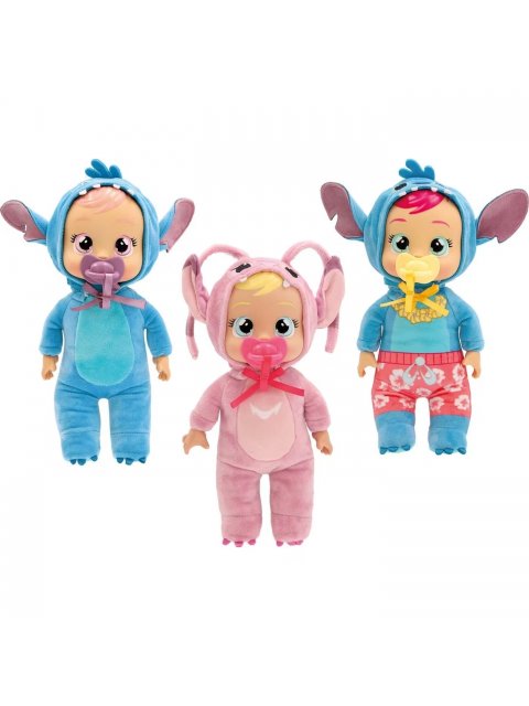 CRY BABIES TINY CUDDLES STITCH ΔΙΑΔΡΑΣΤΙΚΗ ΚΟΥΚΛΑ ΠΟΥ ΚΛΑΕΙ ΜΕ ΑΛΗΘΙΝΑ ΔΑΚΡΥΑ (ΤΥΧΑΙΟ ΣΧΕΔΙΟ)