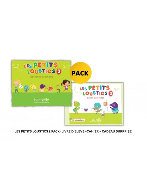 LES PETITS LOUSTICS 2 PACK (CAHIER + CADEAU SURPRISE)