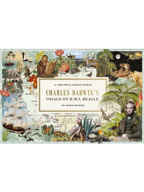 Charles Darwin's Voyage on H.M.S. Beagle : A 1000-Piece Jigsaw Puzzle