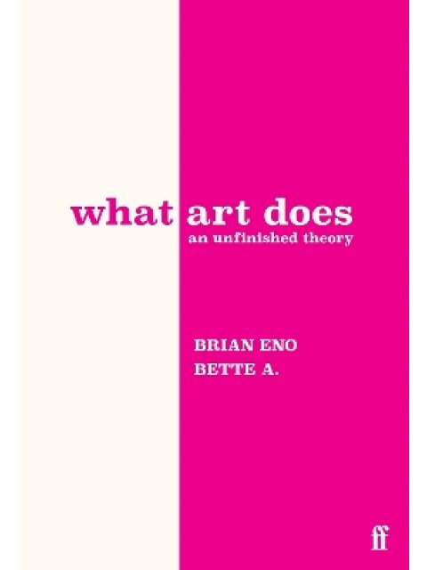 WHAT ART DOES : AN UNFINISHED THEORY HC