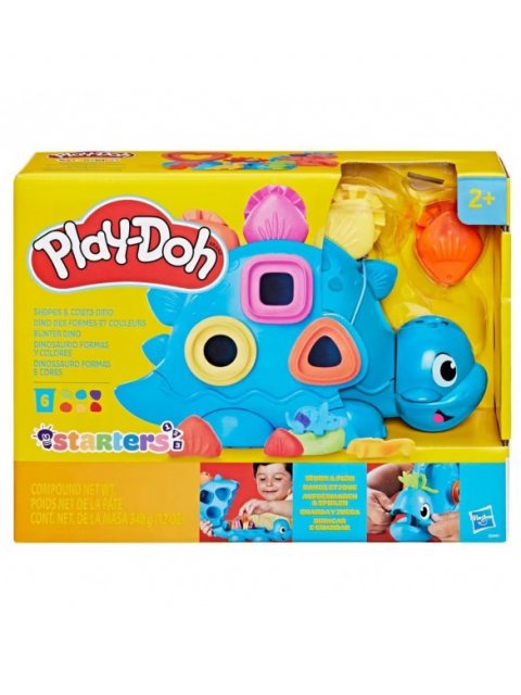 PLAY-DOH SHAPES AND COLORS DINO - G0491