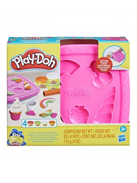 PLAY-DOH CREATE N GO CUPCAKES PLAYSET - F7527
