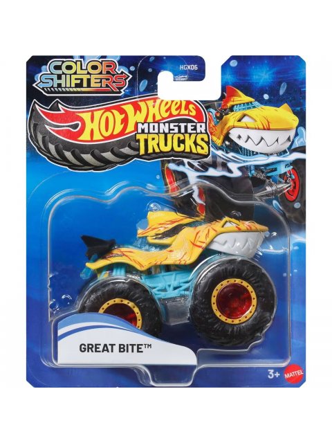 HOT WHEELS - ΧΡΩΜΟΚΕΡΑΥΝΟΙ Monster Trucks Great Bitel- JHY95