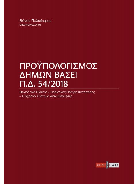 Προϋπολογισμός Δήμων βάσει Π.Δ. 54/2018