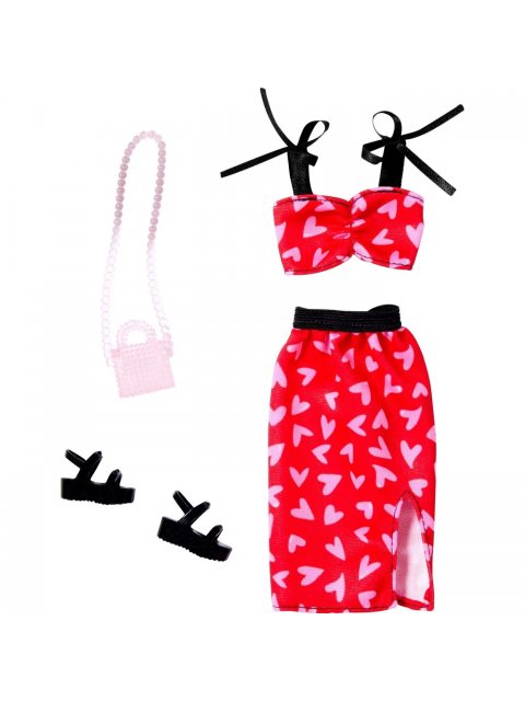 BARBIE ΜΟΔΕΣ - αξεσουάρ για κούκλα σετ ρούχων κούκλας - HYV23