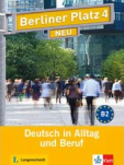BERLINER PLATZ 4 KURSBUCH + ARBEITSBUCH (+ AUDIO CDS (2)) NEU