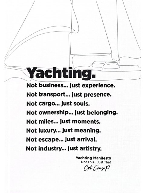 YACHTING. not business ...just experience HC