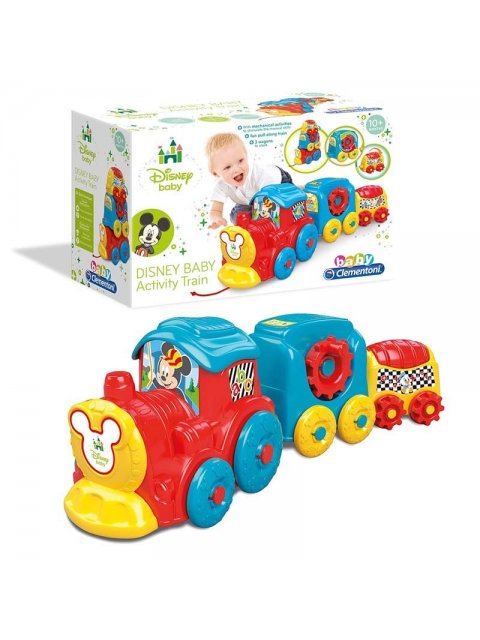 BABY CLEMENTONI: ΒΡΕΦΙΚΟ ΠΑΙΧΝΙΔΙ DISNEY BABY MICKEY ΤΡΕΝΑΚΙ PULL ALONG