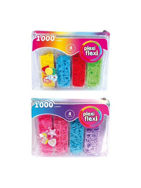 PLEXI FLEXI ΤΣΑΝΤΑΚΙ 1000 ΛΑΣΤΙΧΑΚΙΑ & 4 ΑΞΕΣΟΥΑΡ (2 ΣΧΕΔΙΑ - ΤΥΧΑΙΑ ΕΠΙΛΟΓΗ)