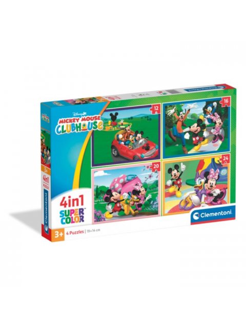 ΠΑΖΛ 4 ΣΕ 1 S.C. MICKEY MOUSE CLUB HOUSE