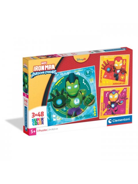 ΠΑΖΛ 3X48 S.C. IRON MAN AND HIS AWESOME FRIENDS